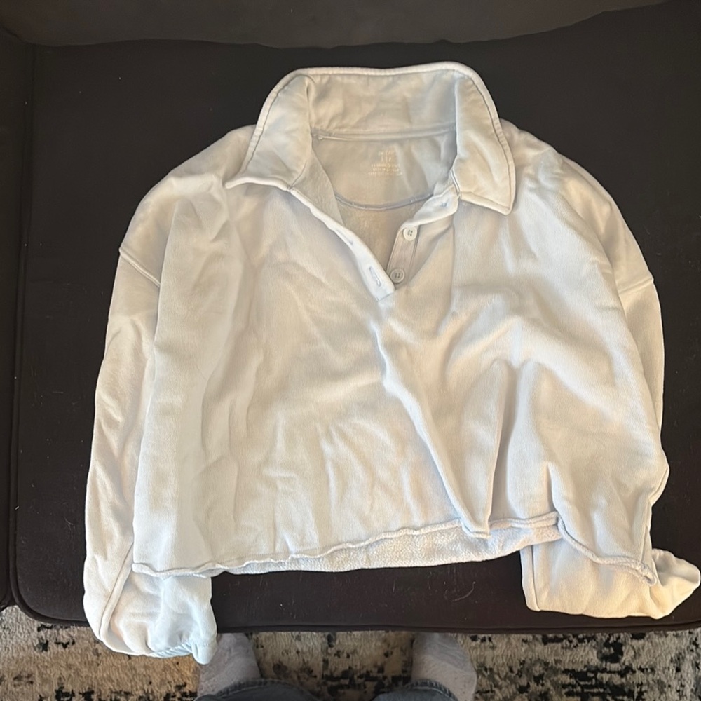 Light Blue Collared Pullover - image 1